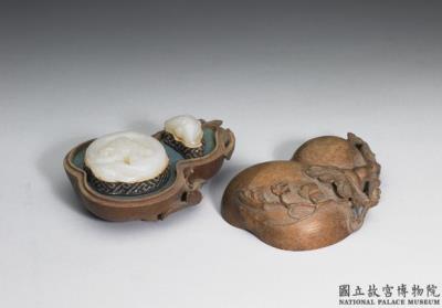 图片[2]-Jade pei pendant in the shape of a water chestnut, Qing dynasty (1644-1911)-China Archive